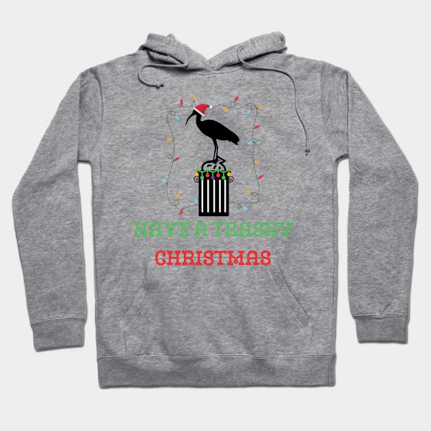 Xmas Bin Chicken Hoodie by SybaDesign